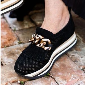 Softwaves Caddie Suede Slip-on Platform Sneaker